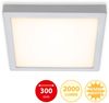 LED Deckenleuchte, Aufbaulampe, chrom, L 30 cm Bild 5