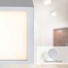 LED Deckenleuchte, Aufbaulampe, chrom, L 30 cm Bild 4