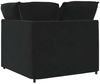 vidaXL Modulares Sofa Eckmodul mit Kissen Schwarz 100 cm 4104464 Bild 5