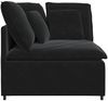 vidaXL Modulares Sofa Eckmodul mit Kissen Schwarz 100 cm 4104464 Bild 4