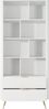 Bettso 'LANTE' Standregal, Holzwerkstoff Weiß, 194x38x88 cm Bild 2