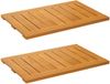 vidaXL Badematte Uni Braun 60 x 40 cm Holz 42025266 Bild 2