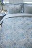 PIP Studio Perkal Bettwäsche 135x200 Moon Flower Light Blue Ornamente Wende Bild 4