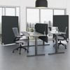 Rheinland Möbel FocusWall STWR1016 – Akustik-Stellwand 1000×1600 mm in Stofffarbe Paseo inkl. Rollen – Mobile Schreibtisch-Trennwand für Büro & Homeoffice – Schallschutz – Made in Germany Bild 3