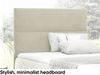 MEBLINI Kinderbett mit Bettkasten MINO 1 90x200 Links – H3/Creme Samt Gepolstert Einzelbett mit Matratze - Polsterbett mit Stauraum - Bett mit Kopfteil – Stauraumbett Bild 3