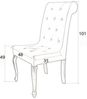 Polsterstuhl Stuhl 2er Set ANTEA Massivholz Buche Bild 5