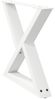 vidaXL Couchtischbeine 2 Stk. Weiß 60x(42-43,3) cm Stahl 4012709 Bild 4