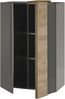 Highboard Positano - Dunkelgrau Hochglanz Bild 4