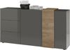 Highboard Positano - Dunkelgrau Hochglanz Bild 5