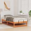 vidaXL Bettrahmen Braun 90 x 190 cm Massives Kiefernholz 873153 Bild 3