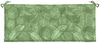 vidaXL Gartenbank-Auflagen, 2 Stk., Polyester, Blattmuster Grün, 120 x 50 x 7 cm Bild 5
