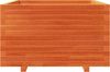 vidaXL Pflanzkübel Wachsbraun 80x80x49,5 cm Massivholz Kiefer 3282531 Bild 5