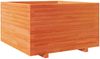 vidaXL Pflanzkübel Wachsbraun 80x80x49,5 cm Massivholz Kiefer 3282531 Bild 2
