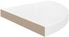 vidaXL Eck-Schweberegale 2 Stk. Hochglanz-Weiß 35x35x3,8 cm MDF 323908 Bild 4
