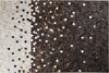 Teppich Kuhfell beige / braun 140x200 cm Patchwork Kurzflor EYIM Bild 4
