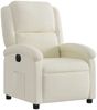 vidaXL Relaxsessel Elektrisch Creme Samt 3204287 Bild 3