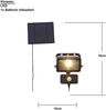 Solar-Wandstrahler ,Powerspot' für außen, Solarpaneel, Bewegung + Dämmerungssensor, warmweiß, 16cm Bild 3