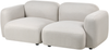 Sofa 3-Sitzer AFOSS, Stoff Hellbeige, 71 x 195 x 94 cm Bild 4