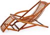 Deuba Sonnenliege aus Akazienholz Schaukelfunktion Kopfkissen 2x Bild 3