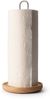 Continenta Küchenrollenhalter Gummibaum-Sockel, (1-St), Ø14x31,6 cm, Silikonfüße, auch für XL-Rollen Bild 3