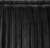 Samtvorhang Velours Vorhänge zum Wohnzimmer Prachtvoll Elegant schwarz 140x270 cm Kräuselband Bild 3