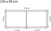 GFP Aluminium Hochbeet KINGSIZE DANIELA - 235 x 99 x 77 cm - Anthrazit, Stecksystem, langlebig Bild 5