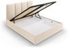 Micadoni Bett Pyla Samt Beige 180x200 Bild 3