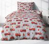 Heubergshop Kinderbettwäsche, Renforcé, 2 teilig, 135x200cm und 80x80cm - Feuerwehr 100% Baumwolle Kinder (EW-Feuerwehr) Bild 2