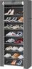 JEOBEST Schuhregal Schuhschrank 10 Ebenen, Metallgestell, Shoe Rack Schuhaufbewahrung mit Staubdichtem Bild 4