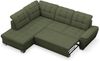 Selsey 'Jamaal' Ecksofa mit Schlaffunktion und Stauraum linksseitig, khaki Bild 4