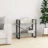 vidaXL Bücherregal 2 Fächer Betongrau 100x30x70 cm Holzwerkstoff 806471 Bild 3