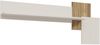 Forte OAK SQUERE Wandregal mit Ablage 190, elegantes Wandregal mit Beleuchtung, Holzwerkstoff, Mauvella Eiche Holzdekor/Sand, 187,4 cm breit x 77,6 cm hoch x 21,9 cm tief Bild 3