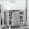 Badezimmerschrank Betongrau 60 x 32 x 53,5 cm Holzwerkstoff Bild 4
