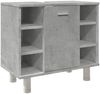 Badezimmerschrank Betongrau 60 x 32 x 53,5 cm Holzwerkstoff Bild 2
