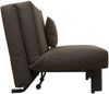 Faltsofa Kalomira Bezug Flachgewebe Metall schwarz / braun 21488 Bild 4