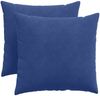 vidaXL Sofakissen 2 Stück Polizeiblau 50 x 50 cm Cordstoff 42013982 Bild 2