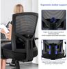 Ergonomischer Bürostuhl 200KG mit Hoher Rückenlehne Lordosenstütze Mesh-Stuhl Bild 5