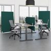 Rheinland Möbel FocusWall STWR1014 – Akustik-Stellwand 1000×1400 mm in Stofffarbe Windjammer inkl. Rollen – Mobile Schreibtisch-Trennwand für Büro & Homeoffice – Schallschutz – Made in Germany Bild 3