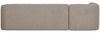 Ecksofa Sloping, Links, Hellbraun Bild 2