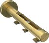Innenlauf-Gardinenstangen-Set Siteno Luino 100 cm, 3-läufig, 20 mm Ø Messing-Optik Bild 5