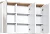 Spiegelschrank 100cm mit LED-Beleuchtung SOLNA-56 weiß mit Wotaneiche B/H/T ca. 100/74/20 cm Bild 2