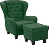 Home affaire Ohrensessel Alexander, B: 92 cm, Sitzhöhe: 44 cm, Set: mit Hocker Bild 2