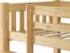 Erst-Holz 60.06-09 Etagenbett 90x200 cm, natur, Kiefer massiv, inkl. Rollroste und Matratzen Bild 3