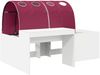 vidaXL Bettrahmen mit Tunnel 3 Stk. Weiß und Rot Holzwerkstoff 3423645 Bild 3