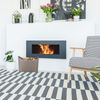 Relaxdays Grauer Holzkorb Kunstleder Bild 2