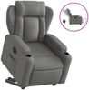 vidaXL Relaxsessel mit Aufstehhilfe Elektrisch Dunkelgrau Stoff 3204507 Bild 2