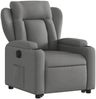 vidaXL Relaxsessel mit Aufstehhilfe Elektrisch Dunkelgrau Stoff 3204507 Bild 4