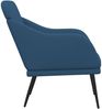 vidaXL Sessel Blau 63x76x80 cm Stoff 351481 Bild 4