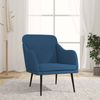 vidaXL Sessel Blau 63x76x80 cm Stoff 351481 Bild 1
