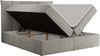 Boxspringbett, Polsterbett mit Bettkasten - PREMIUM-10 - 180x200cm - Hellgrau Stoff - H4 Bild 4